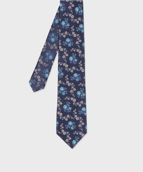 美品 ポールスミス ネクタイ シルク 花柄 ボタニカル柄 フラワータイ 日本製 Classic Flower