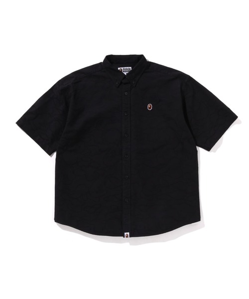 A BATHING APE(アベイシングエイプ)の「LINE CAMO JACQUARD ONE POINT OXFORD SS SHIRT(シャツ/ブラウス・メンズ・ブラック/ブルー・LARGE/MEDIUM/X-LARGE/XX-LARGE/SMALL)」の2枚目の写真