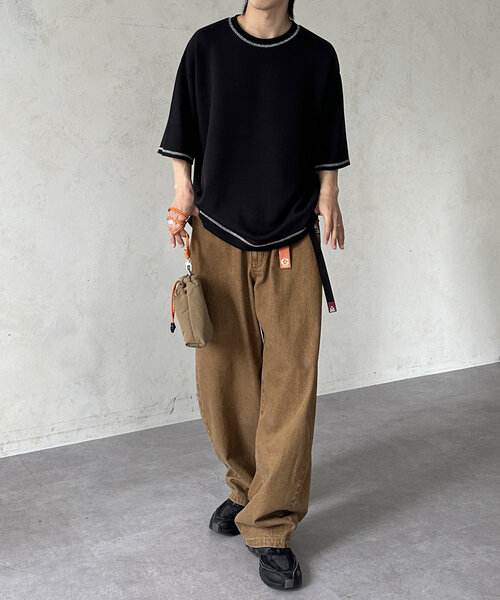 CPCM(シーピーシーエム)の「接触冷感ダンボールT(Tシャツ/カットソー・メンズ・ブラック/グレー/ブラウン/ホワイト系その他/ホワイト/オレンジ・LARGE/MEDIUM)」の11枚目の写真