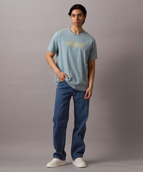 Calvin Klein(カルバン・クライン)の「【ユニセックス】ショートスリーブ アシッドウォッシュTシャツ(Tシャツ/カットソー・メンズ・ブラック系その他/ブルー系その他/グリーン系その他/オレンジ系その他・S/M/L/XL)」の12枚目の写真