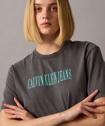 Calvin Klein | 【ユニセックス】ショートスリーブ アシッドウォッシュTシャツ(Tシャツ/カットソー)