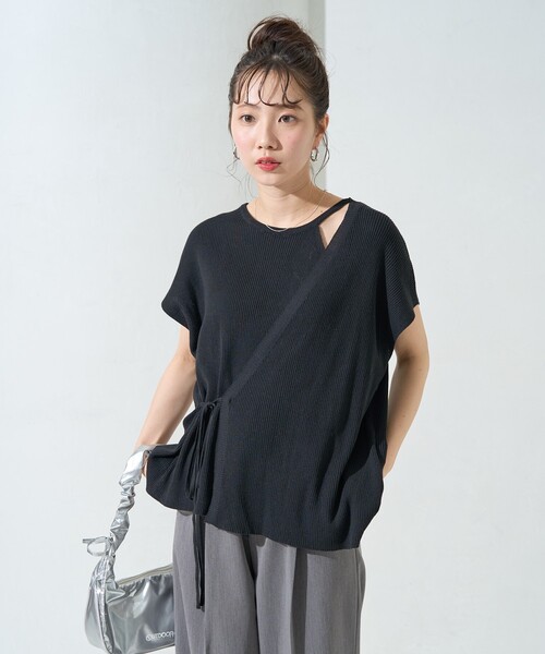 TODAYFUL - AKTE ✴︎ カシュクールライクニットプルオーバー AKTE ✴︎ カシュクールライクニットプルオーバー