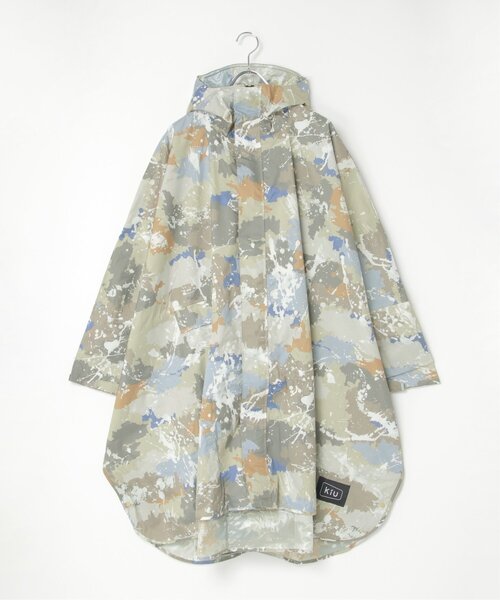 LBC（エルビーシー）の「【撥水】KiU キウ スタンダードレインポンチョ 2（レインコート/ポンチョ・レディース・アイボリー/ホワイト/ミント/ライトグレー/ダークネイビー/その他1/ライトグリーン・FREE）」の4枚目の写真