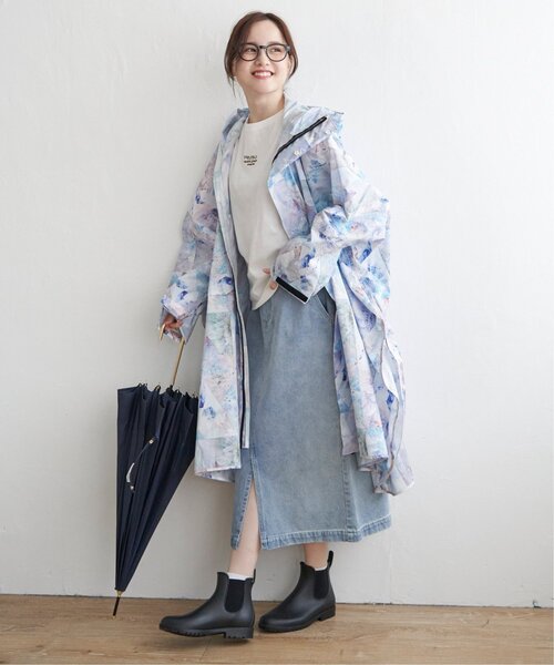 LBC（エルビーシー）の「【撥水】KiU キウ スタンダードレインポンチョ 2（レインコート/ポンチョ・レディース・アイボリー/ホワイト/ミント/ライトグレー/ダークネイビー/その他1/ライトグリーン・FREE）」の11枚目の写真