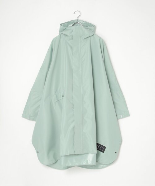 LBC（エルビーシー）の「【撥水】KiU キウ スタンダードレインポンチョ 2（レインコート/ポンチョ・レディース・アイボリー/ホワイト/ミント/ライトグレー/ダークネイビー/その他1/ライトグリーン・FREE）」の14枚目の写真