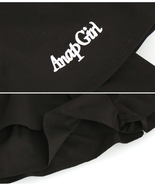 ANAP GｉRL（アナップガール）の「ティアードスカート（スカート・キッズ・オフホワイト/ブラック・M/S/XS）」の13枚目の写真