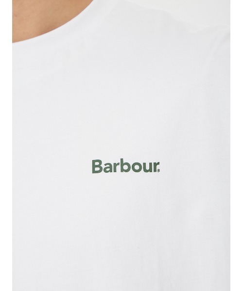 Barbour（バブアー）の「バックプリント ロゴ Ｔシャツ"Japan Exclusive"（Tシャツ/カットソー・メンズ・ブラック/ホワイト/グリーン/ブルー・SMALL/MEDIUM/LARGE/X-LARGE/X-SMALL）」の6枚目の写真