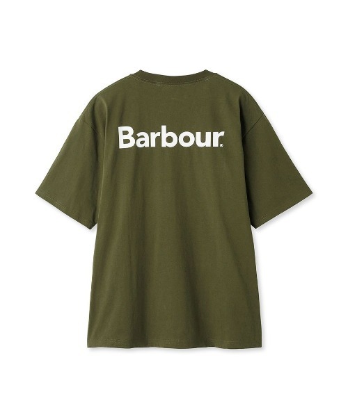 Tシャツ・カットソー Barbour FW24 T-SHIRT WITH LOGO (BRTEE0018 UT2890623) JAPAN LIMITED' バックプリント ロゴ Tシャツ（Tシャツ