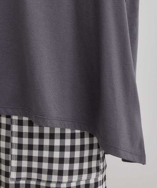 Lee（リー）の「【Lee×grove別注】HALF SLEEVE FLARE T-SHIRTS（Tシャツ/カットソー・レディース・オフホワイト/チャコールグレー/ホワイト系5・01/02）」の11枚目の写真