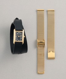 PLUS VENDOME（プラス ヴァンドーム）の「【PLUS VENDOME 30th × SHOGO SEKINE collaboration】W - STRAP WATCH（アナログ腕時計）」