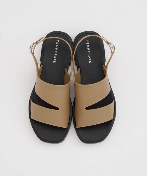 TEMPERATE（テンパレイト）の「TEMPERATE / テンパレイト HOLS（サンダル・レディース・ブラウン/Black/アッシュ/クリア・36/38/40）」の3枚目の写真