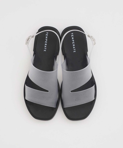 TEMPERATE（テンパレイト）の「TEMPERATE / テンパレイト HOLS（サンダル・レディース・ブラウン/Black/アッシュ/クリア・36/38/40）」の4枚目の写真