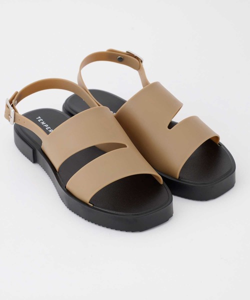 TEMPERATE（テンパレイト）の「TEMPERATE / テンパレイト HOLS（サンダル・レディース・ブラウン/Black/アッシュ/クリア・36/38/40）」の11枚目の写真