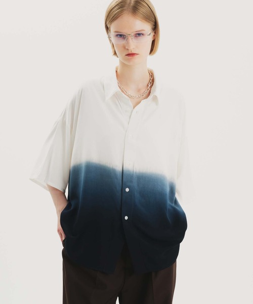 GRADATION HALF SLEEVE SHIRT/グラデーションハーフスリーブ