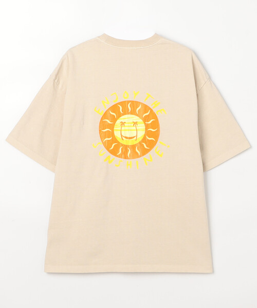 Jonas Claesson(ジョナスクレアッソン)の「JONAS CLAESSON/ジョナス クレアッソン Big sunshine Tee(Tシャツ/カットソー・メンズ・オフホワイト/チャコールグレー/オレンジ・LARGE/MEDIUM)」の1枚目の写真
