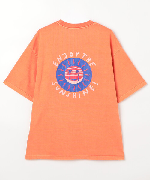 Jonas Claesson(ジョナスクレアッソン)の「JONAS CLAESSON/ジョナス クレアッソン Big sunshine Tee(Tシャツ/カットソー・メンズ・オフホワイト/チャコールグレー/オレンジ・LARGE/MEDIUM)」の3枚目の写真