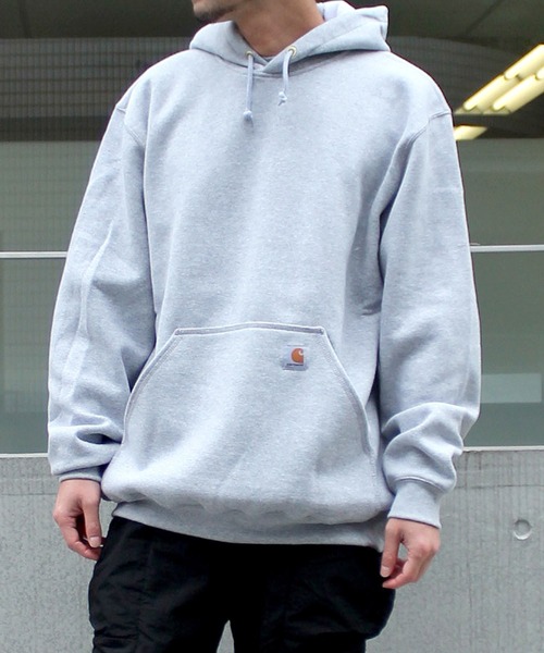 INNOCENT(イノセント)の「『carhartt』カーハート プルオーバーパーカー ブランドロゴ ビッグシルエットパーカー K121(パーカー・メンズ・グレー/ブラック・M/L/S/XL/XXL)」の3枚目の写真