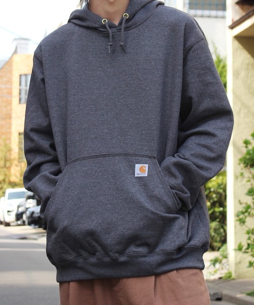 INNOCENT(イノセント)の「『carhartt』カーハート プルオーバーパーカー ブランドロゴ ビッグシルエットパーカー K121(パーカー・メンズ・グレー/ブラック・M/L/S/XL/XXL)」の4枚目の写真