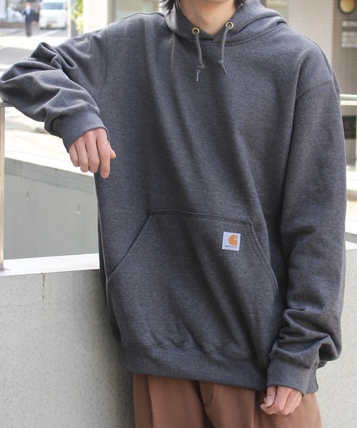 INNOCENT(イノセント)の「『carhartt』カーハート プルオーバーパーカー ブランドロゴ ビッグシルエットパーカー K121(パーカー・メンズ・グレー/ブラック・M/L/S/XL/XXL)」の6枚目の写真