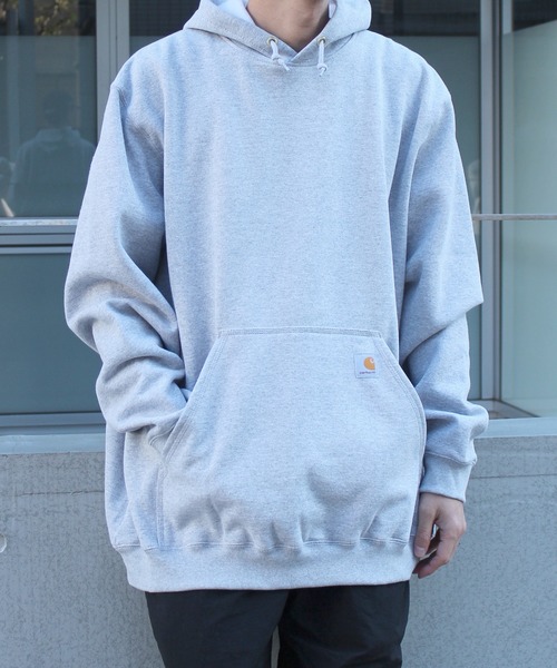 INNOCENT(イノセント)の「『carhartt』カーハート プルオーバーパーカー ブランドロゴ ビッグシルエットパーカー K121(パーカー・メンズ・グレー/ブラック・M/L/S/XL/XXL)」の7枚目の写真