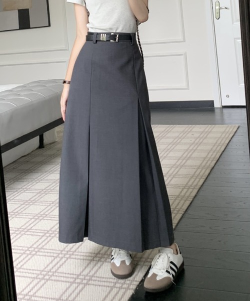 Teem Store(チームストア)の「【ベルト付き】プリーツロングスカート(スカート・レディース・グレー/ブラック・M/L)」の21枚目の写真