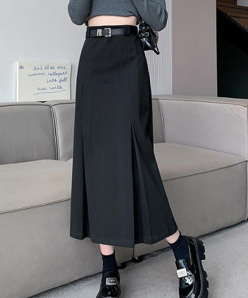 Teem Store(チームストア)の「【ベルト付き】プリーツロングスカート(スカート・レディース・グレー/ブラック・M/L)」の17枚目の写真