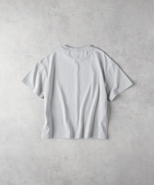 Right-on（ライトオン）の「【Refurbish】切り替えＴシャツ（Tシャツ/カットソー・キッズ・ブルー/ホワイト/ブラック/グレー・140/150/160/130）」の9枚目の写真