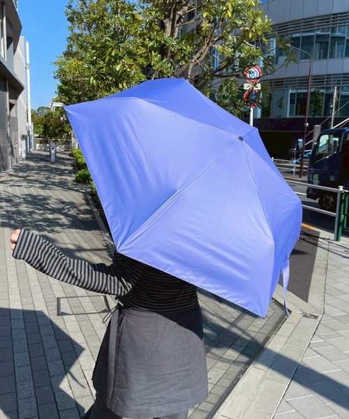 WEGO(ウィゴー)の「WEGO/PROTECT U(折りたたみ傘・レディース・ブラック/パープル/ベージュ/オフホワイト/グレー・FREE)」の7枚目の写真