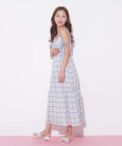 ◇ ショルダーリボンワンピース（ワンピース）｜JILL by JILL