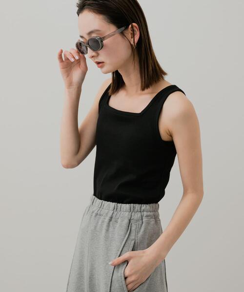 SENSE OF PLACE by URBAN RESEARCH(センスオブプレイスバイアーバンリサーチ)の「2WAYタンクトップ(タンクトップ・レディース・ライトベージュ/オフホワイト/ブラック・ONE)」の15枚目の写真