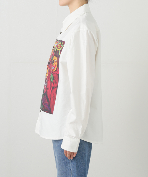 ブラウス シャツ 「BRAIN DEAD/ブレインデッド」  MYTHIC STAR OXFORD T24004294D125 レディース メンズ セール】【BRAIN DEAD/ブレインデッド】 MYTHIC STAR OXFORD