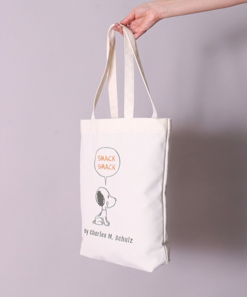 PEANUTS（ピーナッツ）の「(ACT)【PEANUTS】刺繍 トートバッグ（トートバッグ・レディース・アイボリー系1/アイボリー系2/アイボリー系3・ONE SIZE）」の17枚目の写真