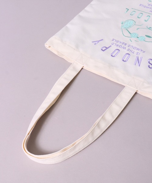 PEANUTS（ピーナッツ）の「(ACT)【PEANUTS】刺繍 トートバッグ（トートバッグ・レディース・アイボリー系1/アイボリー系2/アイボリー系3・ONE SIZE）」の21枚目の写真