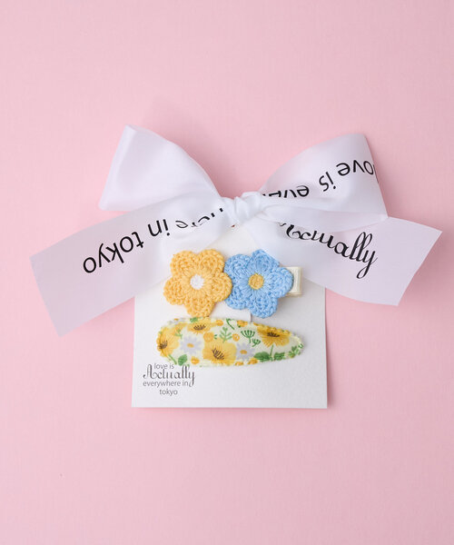 BIRTHDAY BAR(バースデイバー)の「KIDS HAIR PIN Bloom Clip キッズへアピン(ヘアピン・レディース・レッド/イエロー・0)」の11枚目の写真