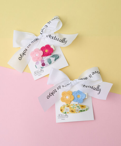 BIRTHDAY BAR(バースデイバー)の「KIDS HAIR PIN Bloom Clip キッズへアピン(ヘアピン・レディース・レッド/イエロー・0)」の9枚目の写真