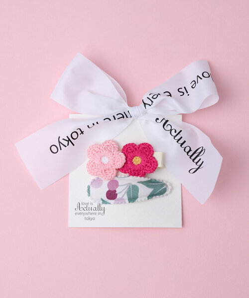 BIRTHDAY BAR(バースデイバー)の「KIDS HAIR PIN Bloom Clip キッズへアピン(ヘアピン・レディース・レッド/イエロー・0)」の8枚目の写真