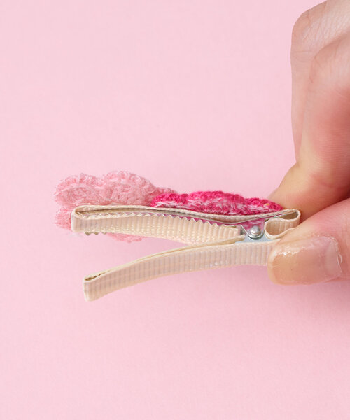 BIRTHDAY BAR(バースデイバー)の「KIDS HAIR PIN Bloom Clip キッズへアピン(ヘアピン・レディース・レッド/イエロー・0)」の5枚目の写真
