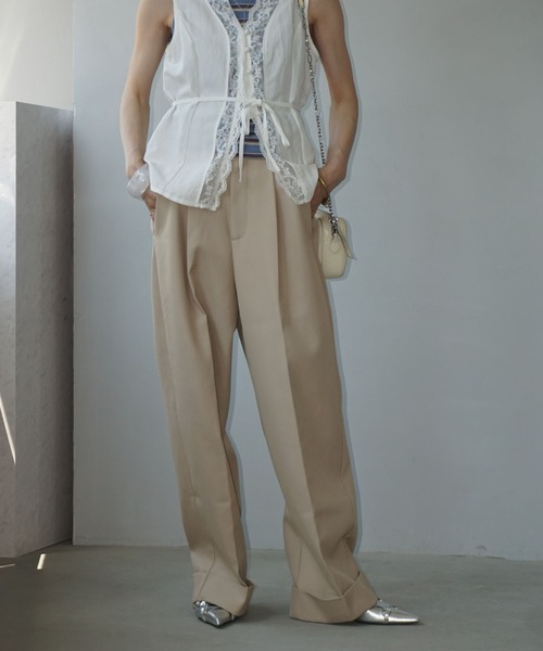 コウです。ワイドチノ２本プラス COMME CA MEN｜2タック ワイドチノ | Rakuten Fashion(楽天