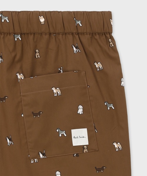 Paul Smith(ポールスミス)の「【ラウンジウェア】“Japan Dog” ショーツ【853243 7910S】(その他パンツ・メンズ・グリーン/ネイビー/ベージュ・MEDIUM/LARGE)」の5枚目の写真