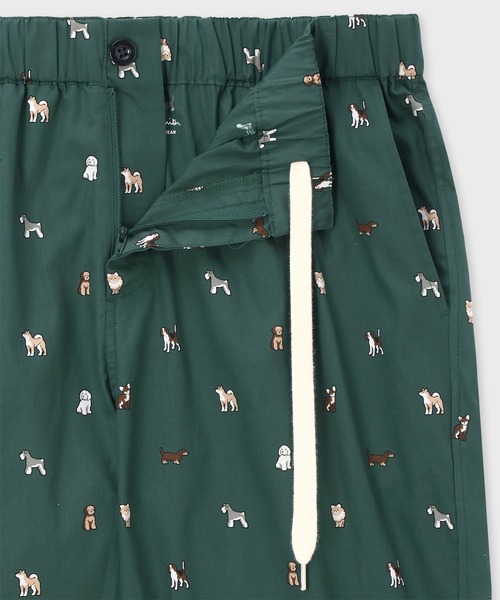 Paul Smith(ポールスミス)の「【ラウンジウェア】“Japan Dog” ショーツ【853243 7910S】(その他パンツ・メンズ・グリーン/ネイビー/ベージュ・MEDIUM/LARGE)」の6枚目の写真
