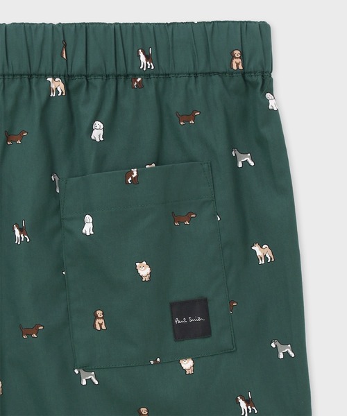 Paul Smith(ポールスミス)の「【ラウンジウェア】“Japan Dog” ショーツ【853243 7910S】(その他パンツ・メンズ・グリーン/ネイビー/ベージュ・MEDIUM/LARGE)」の7枚目の写真