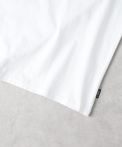 CAMP7(キャンプセブン)の「CAMP7(キャンプ7)【メンズ】フロントロゴ刺繍Tシャツ(Tシャツ/カットソー・メンズ・ブラック/ホワイト・L/XL/M)」の19枚目の写真
