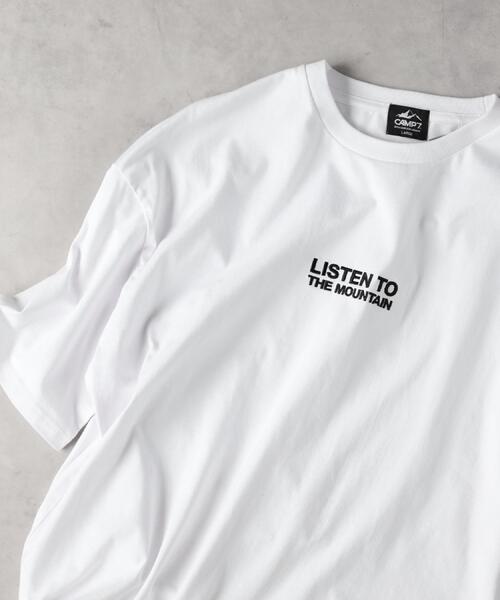 CAMP7(キャンプセブン)の「CAMP7(キャンプ7)【メンズ】フロントロゴ刺繍Tシャツ(Tシャツ/カットソー・メンズ・ブラック/ホワイト・L/XL/M)」の21枚目の写真