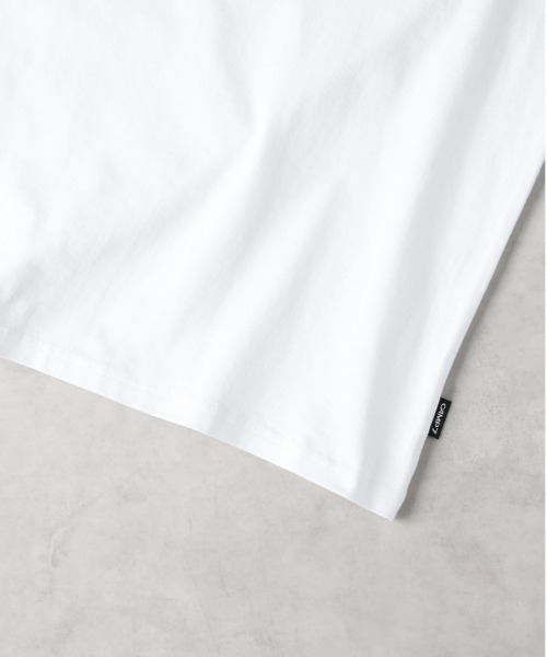 CAMP7(キャンプセブン)の「CAMP7(キャンプ7)【メンズ】フロントロゴ刺繍Tシャツ(Tシャツ/カットソー・メンズ・ブラック/ホワイト・L/XL/M)」の12枚目の写真