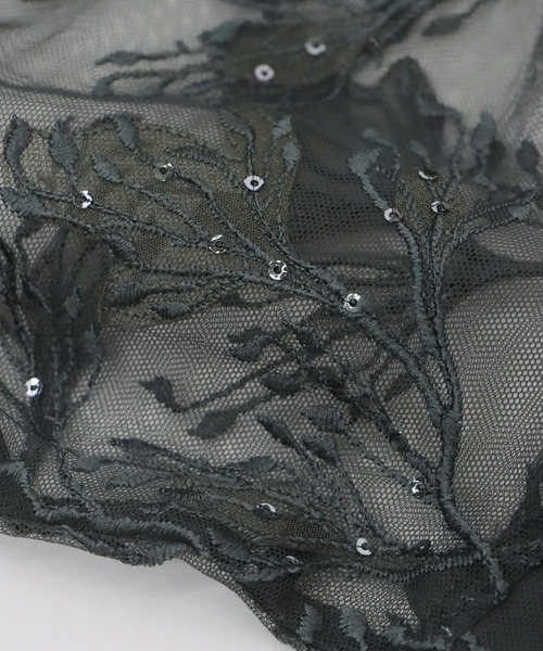 BLUEEAST（ブルーイースト）の「フラワー刺繍カシュクールドレス結婚式