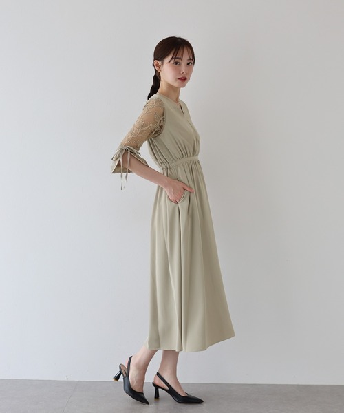 2025年激安 セール】フラワー刺繍カシュクールドレス（ドレス）｜BLUEEAST ジャケット・アウター