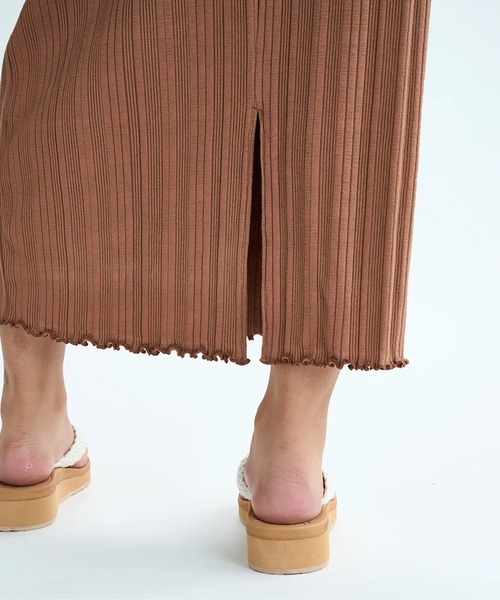 ROXY(ロキシー)の「MIXTURE SKIRT/ロキシーウエストゴムリブスカート(スカート・レディース・ベージュ/ホワイト・SMALL/MEDIUM/LARGE)」の15枚目の写真