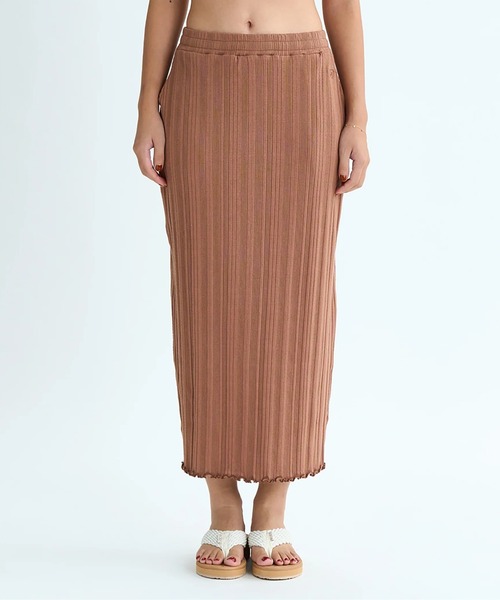 ROXY(ロキシー)の「MIXTURE SKIRT/ロキシーウエストゴムリブスカート(スカート・レディース・ベージュ/ホワイト・SMALL/MEDIUM/LARGE)」の12枚目の写真