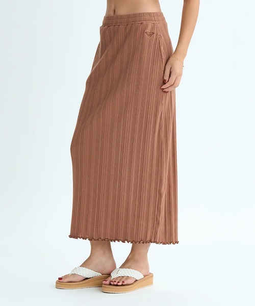 ROXY(ロキシー)の「MIXTURE SKIRT/ロキシーウエストゴムリブスカート(スカート・レディース・ベージュ/ホワイト・SMALL/MEDIUM/LARGE)」の11枚目の写真