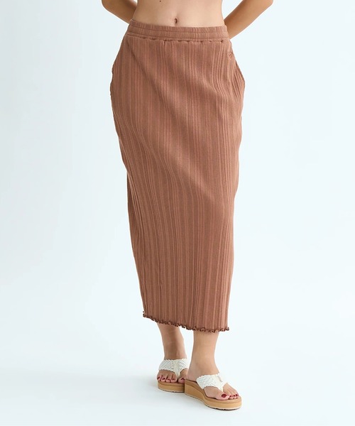 ROXY(ロキシー)の「MIXTURE SKIRT/ロキシーウエストゴムリブスカート(スカート・レディース・ベージュ/ホワイト・SMALL/MEDIUM/LARGE)」の10枚目の写真